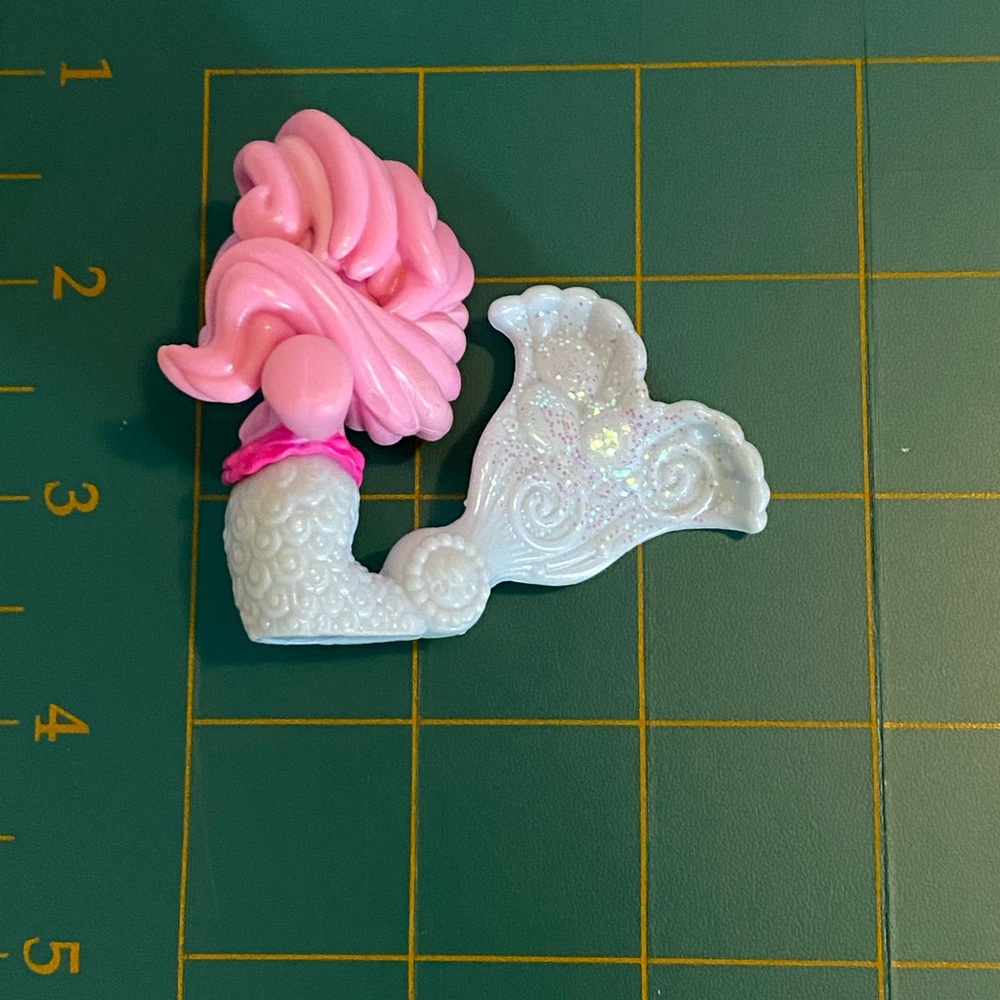 2009 My Little Pony MLP Glitter Sparkle Pink Mermaid Seapony Hasbro PVC Figure - Picture 11 of 12